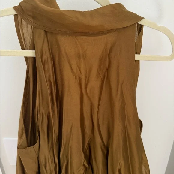 COS Halter Olive Green Maxi Dress size 10 COS Halter Olive Green Maxi Dress size 10